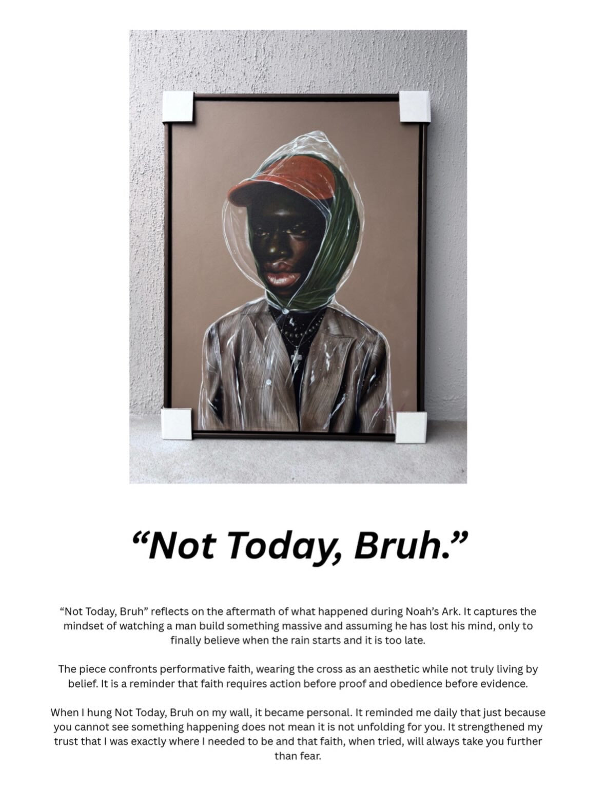 “Not Today, Bruh” Limited Edition Fine Art Print (#1-25)