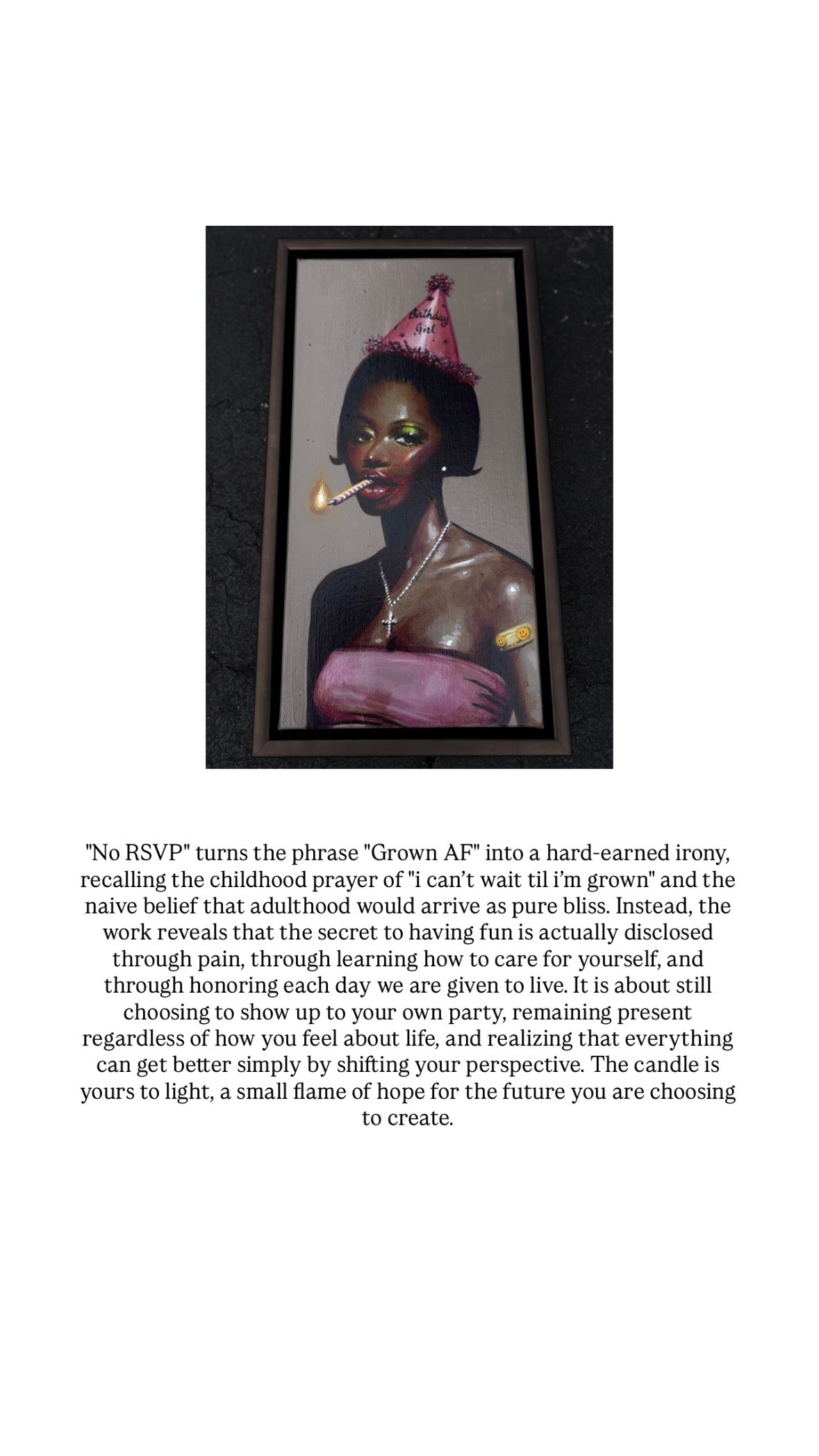 “No RSVP” Limited Edition Fine Art Print (#1-25)