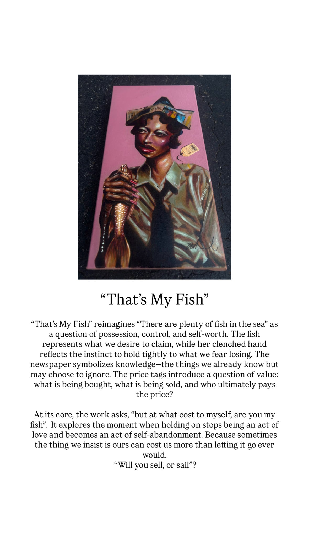 “That’s My Fish” Limited Edition Fine Art Print (#1-25)