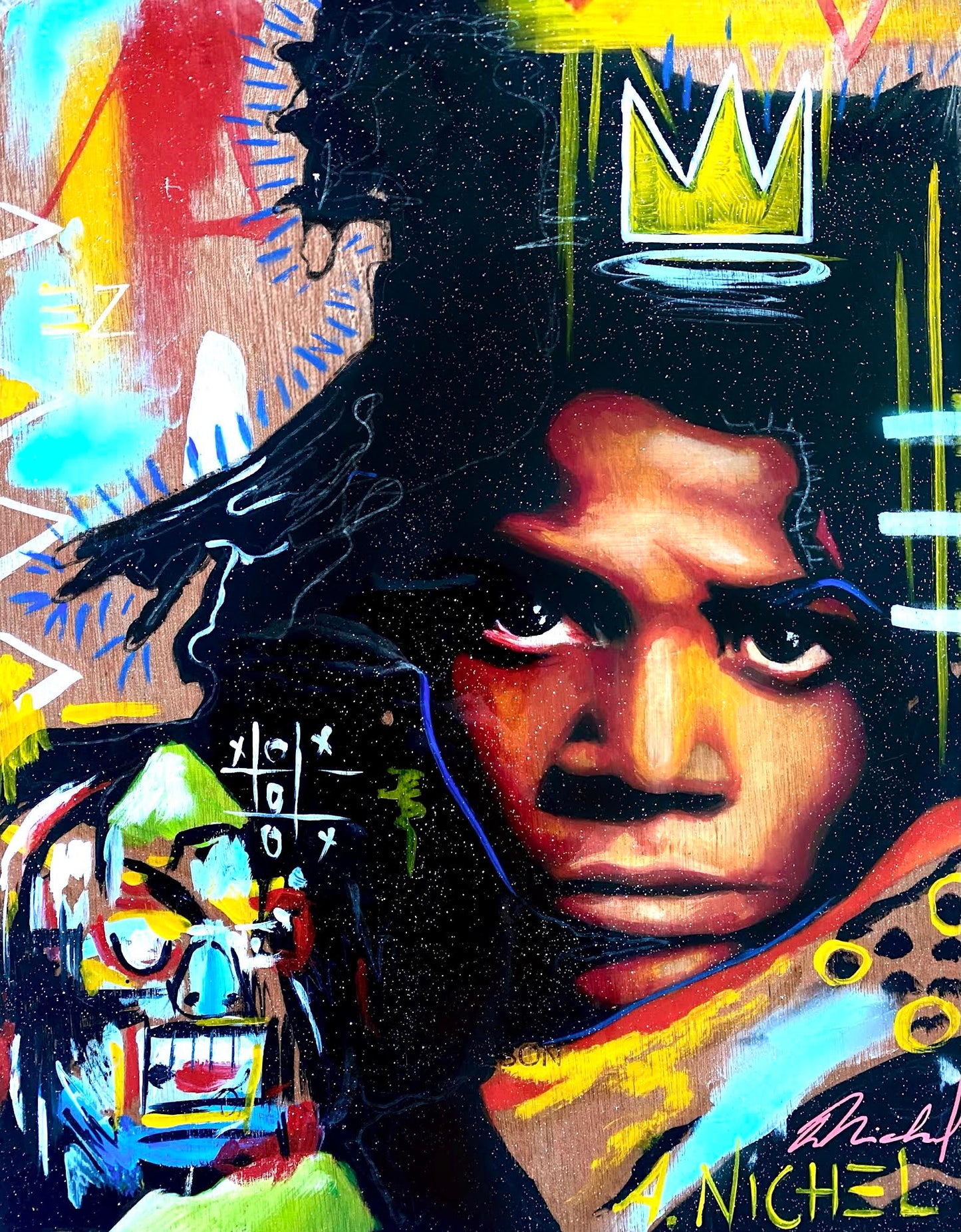 "Basquiat's Palette"  Fine Art Print
